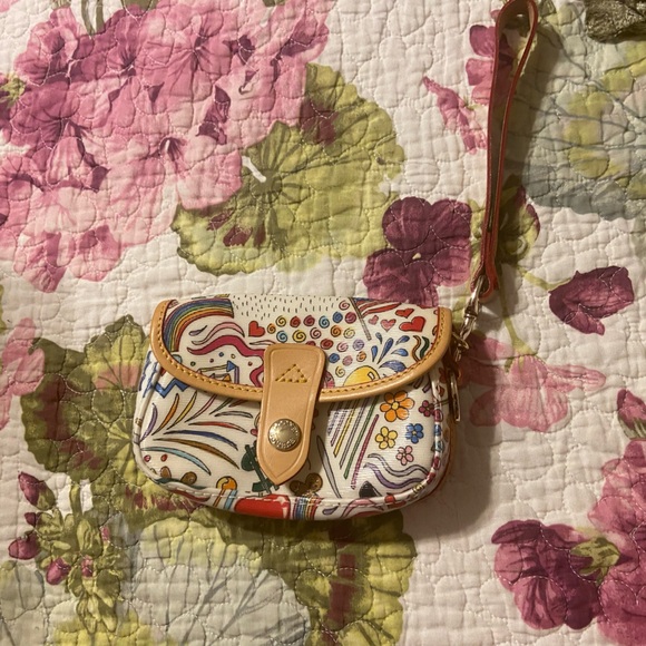 Dooney & Bourke Colorful Women's Wristlet - Picture 1 of 3